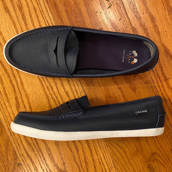 cole haan navy flats